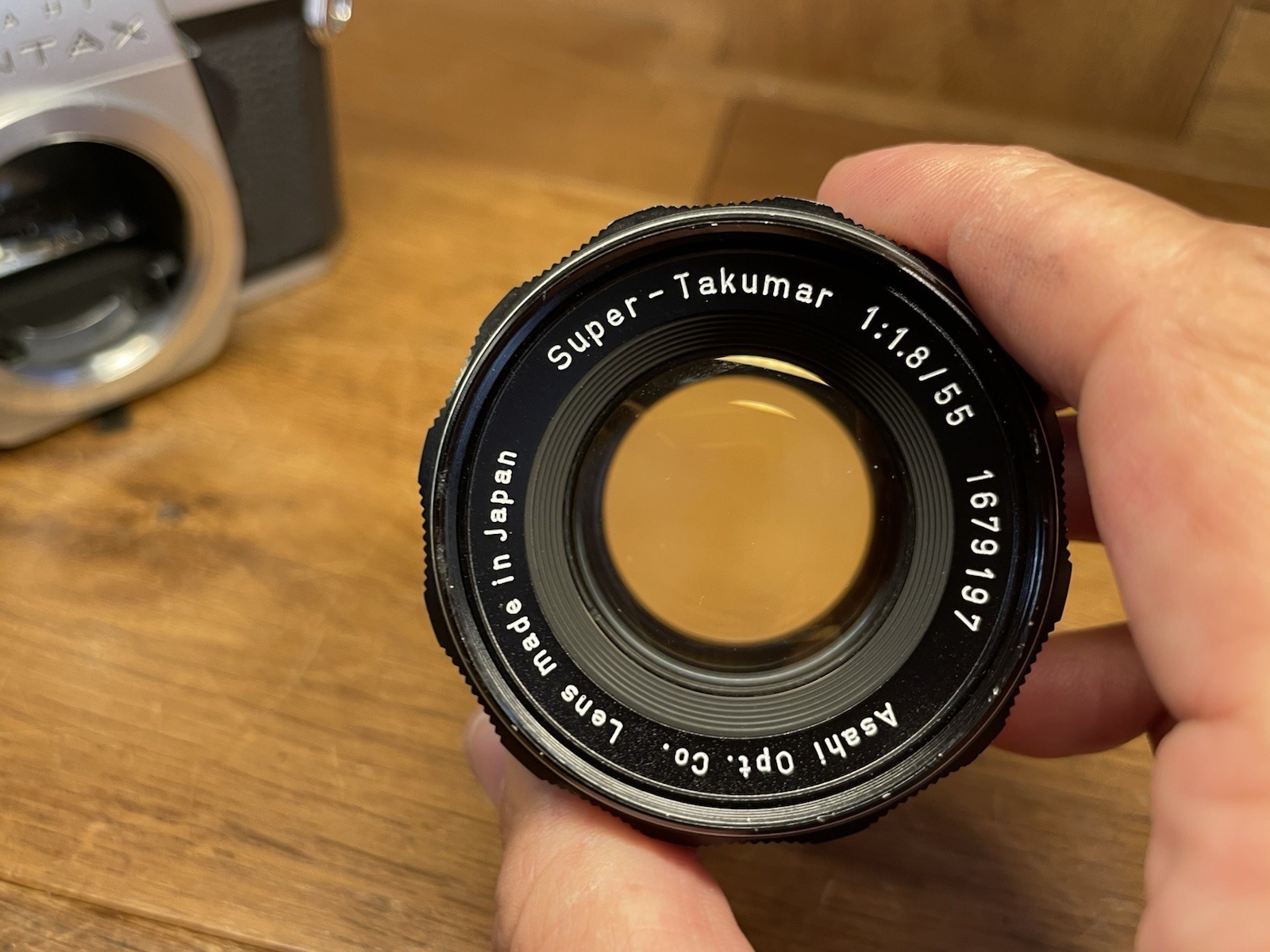 *Near Mint++* Pentax Spotmatic SPII SP II Camera Super Takumar 55mm F/1.8 /Japan