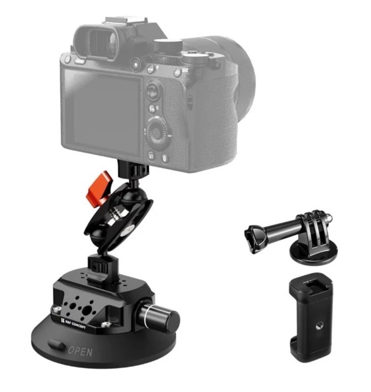 K N F Concepts Camera Suction Cup Mount (Brand New)