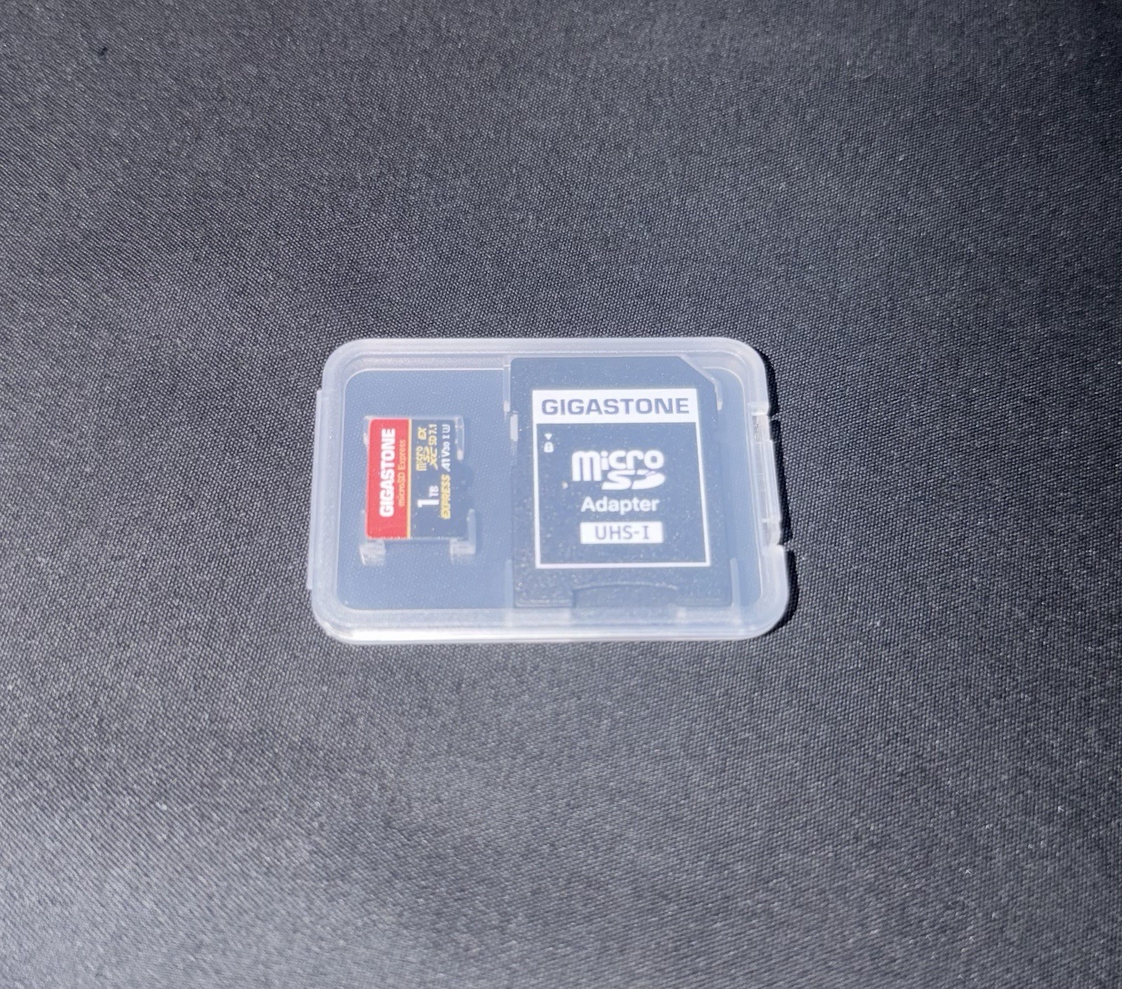 GIGASTONE 1TB MicroSD Express microSD Card w/ SD Adapter UHS-I Class 10