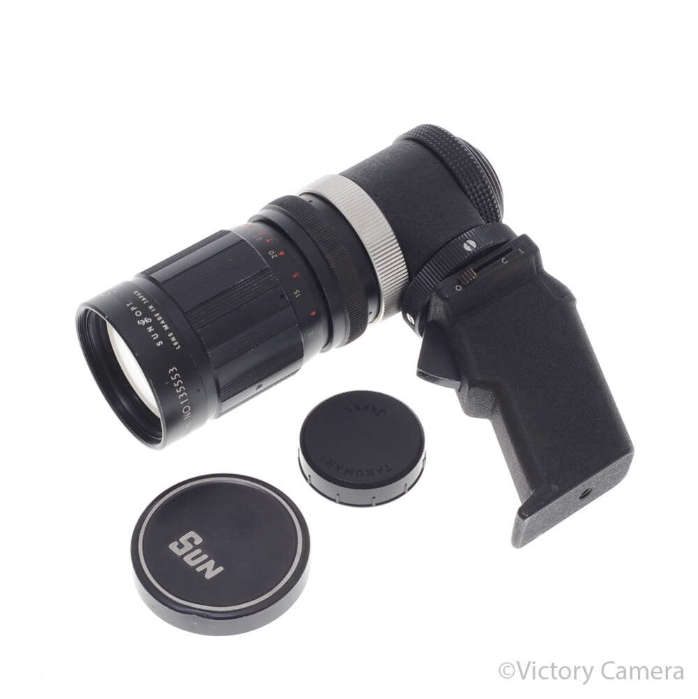 Sun85-210mm f4.8 Telephoto Zoom Lens w/ Pistol Grip for M42 [EXC]