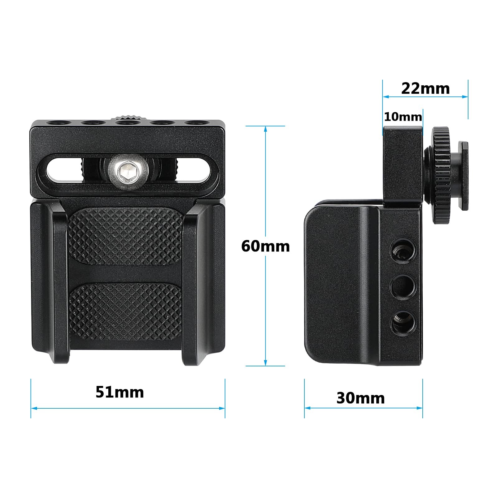 Universal SSD Holder Clamp Adjustable 3360mm 1/4″20 Mount Shoe Connector