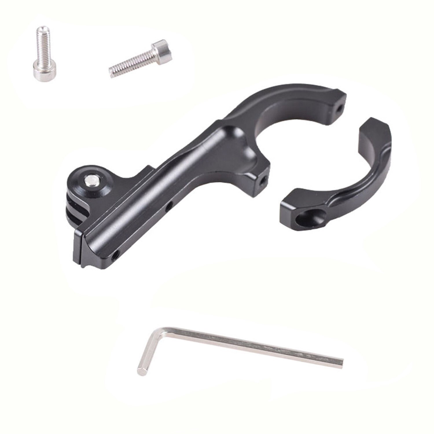 Bike Bicycle Metal Alloy Handlebar Mount Holder Clamp For Gopro 2/3/3+/4 Camera