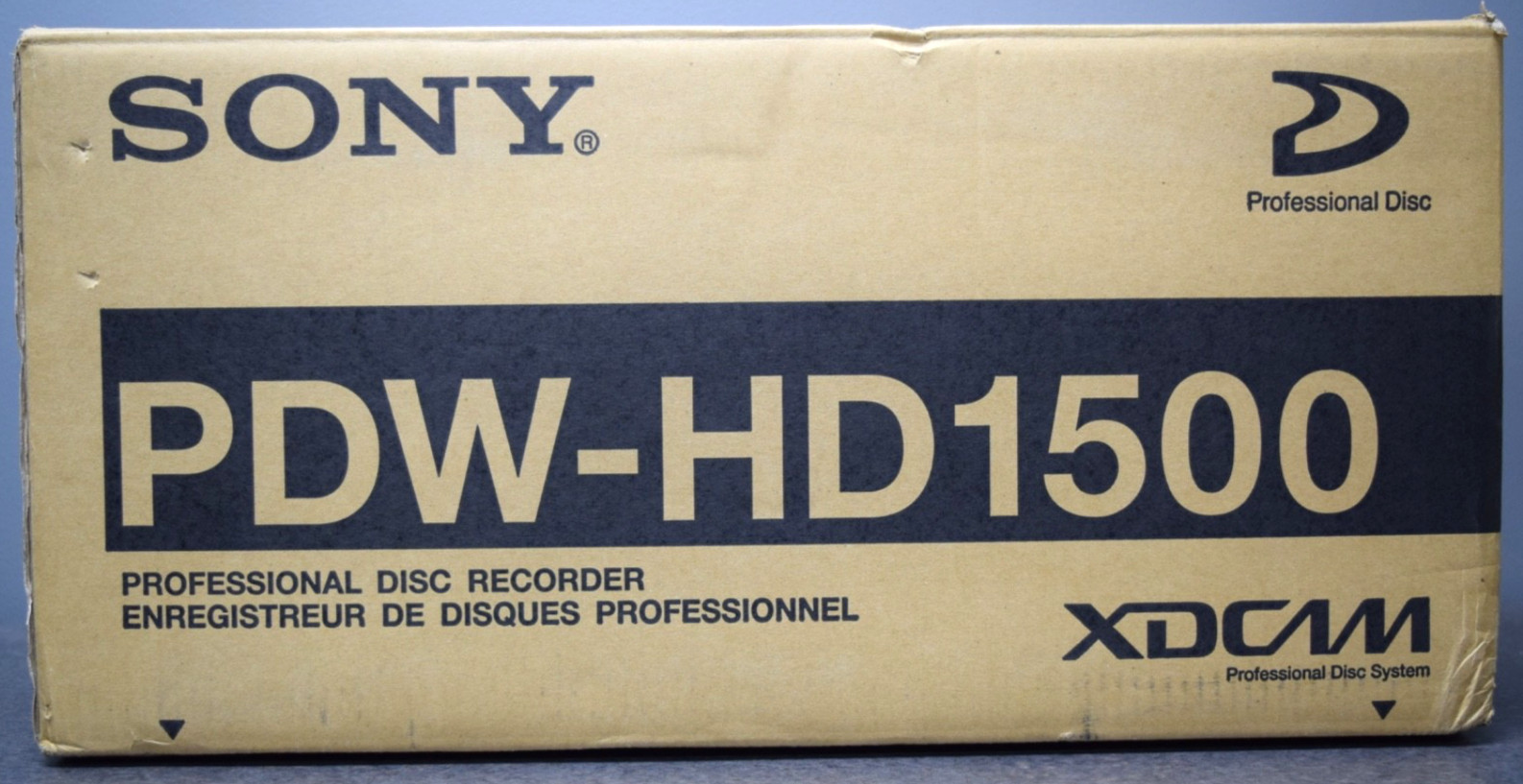 Sony PDW-HD1500 XDCAM HD Half Rack Recorder w/original packaging and user manual