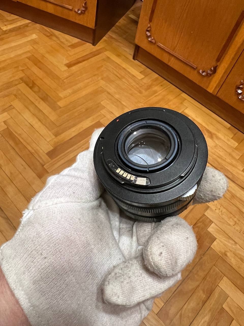 Vintage Soviet Lens Helios-44M 58mm f/2 M42 with Canon EOS Adapter Swirly Bokeh