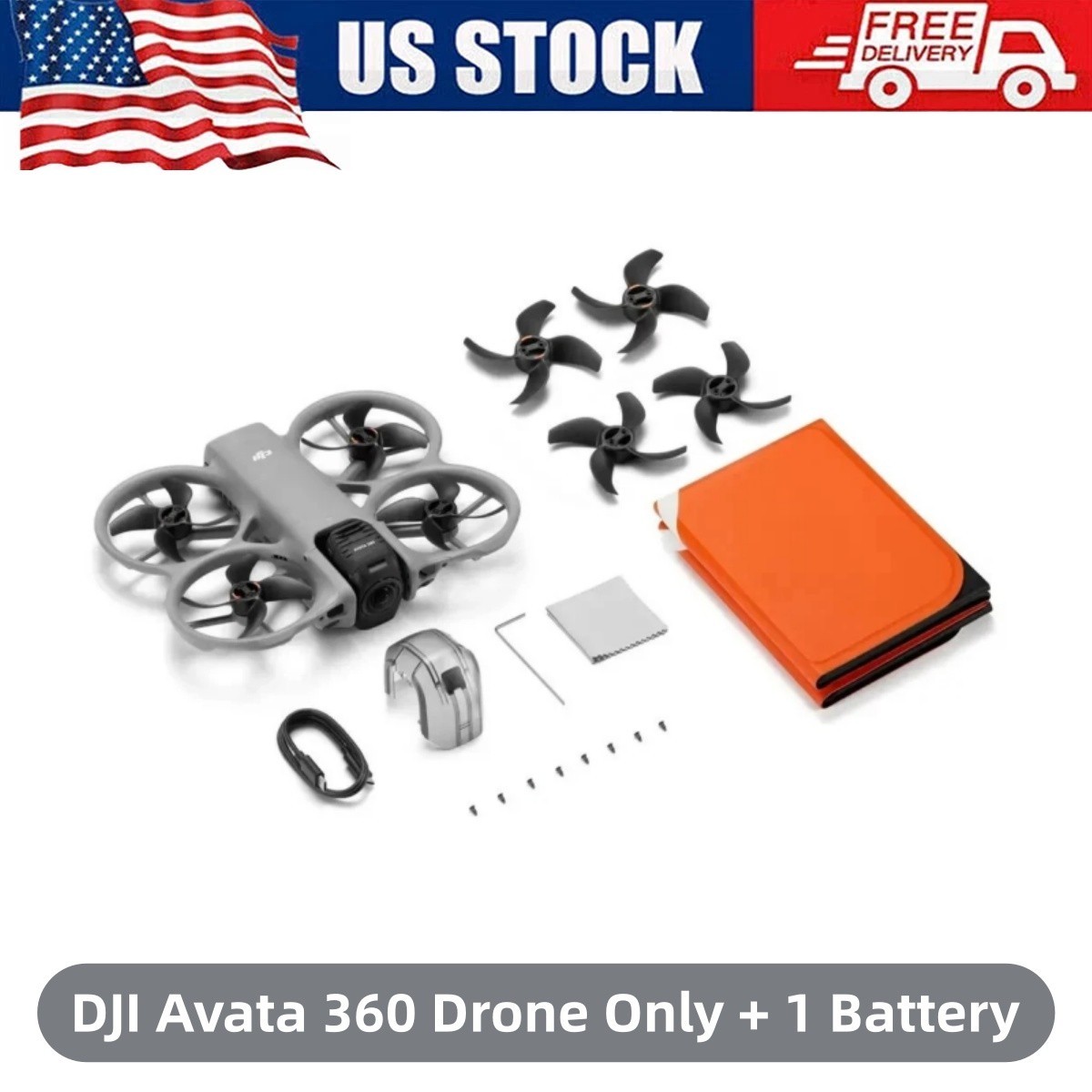 DJI Avata 360 Drone Only + 1 Battery IN STOCK! SHIPS TODAY 2-3 day FROM USA