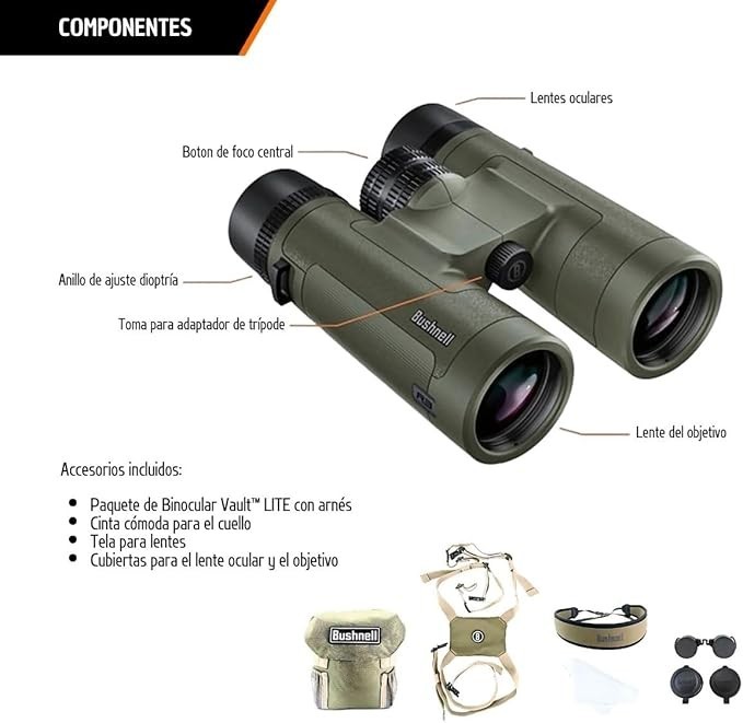 Bushnell R3 10x42mm Binoculars R3-1042 Harness & Combo Kit Lifetime Warranty
