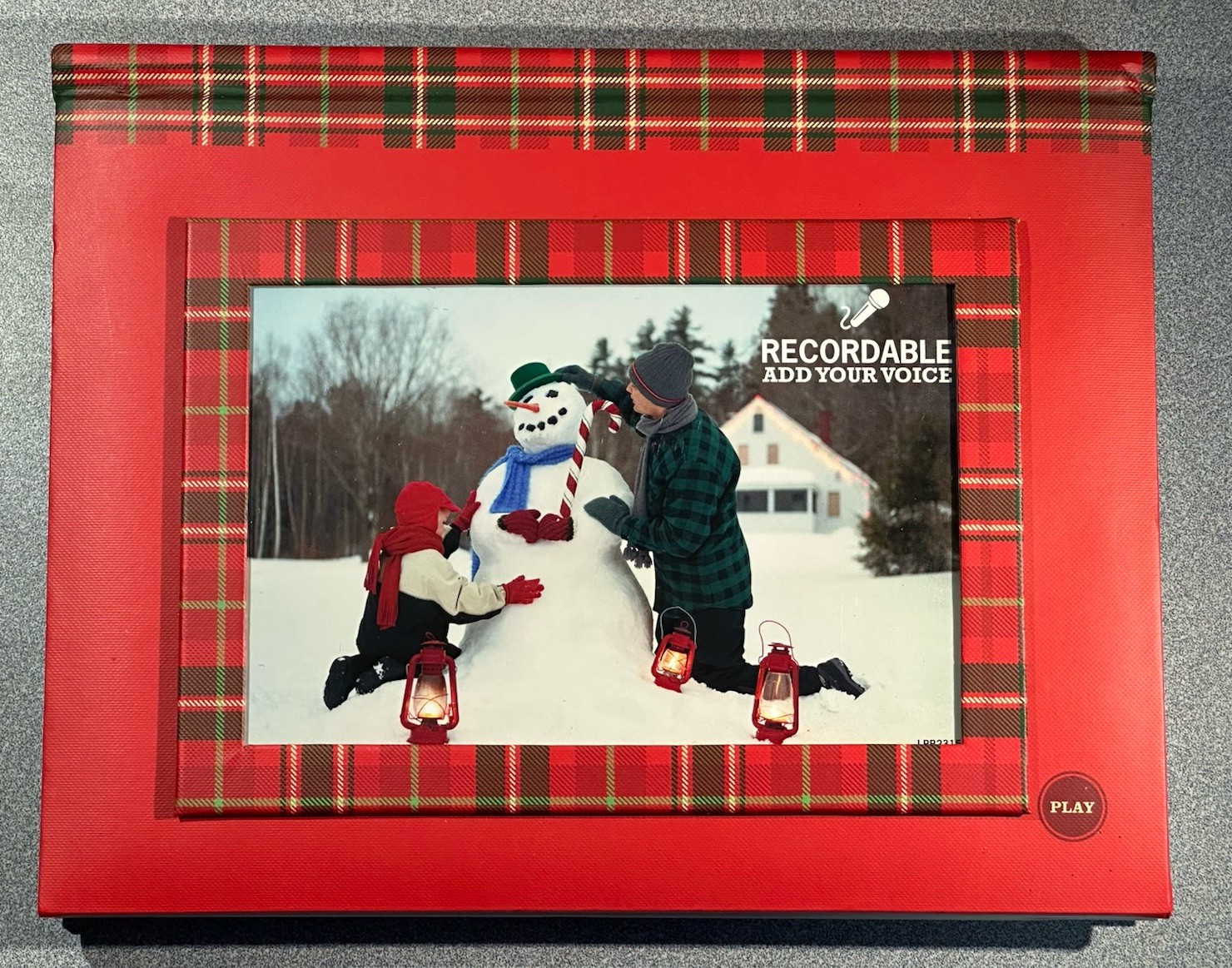 Hallmark Recordable Photo Album New Holds 10 4×6 Photos Winter /Christmas Works
