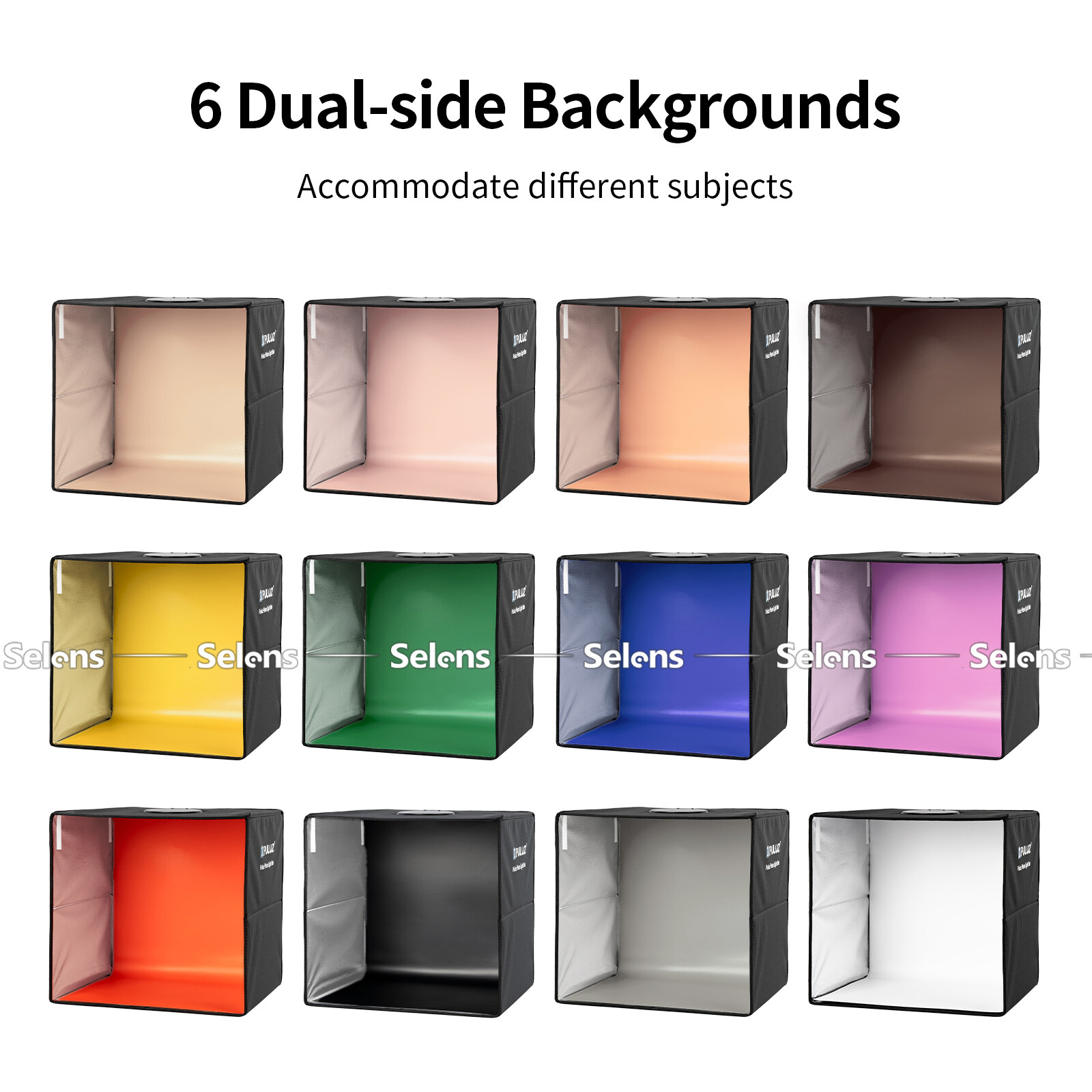 Portable LED Photo Light Box Tent Cube Room Studio 96 LED Photography Backdrop