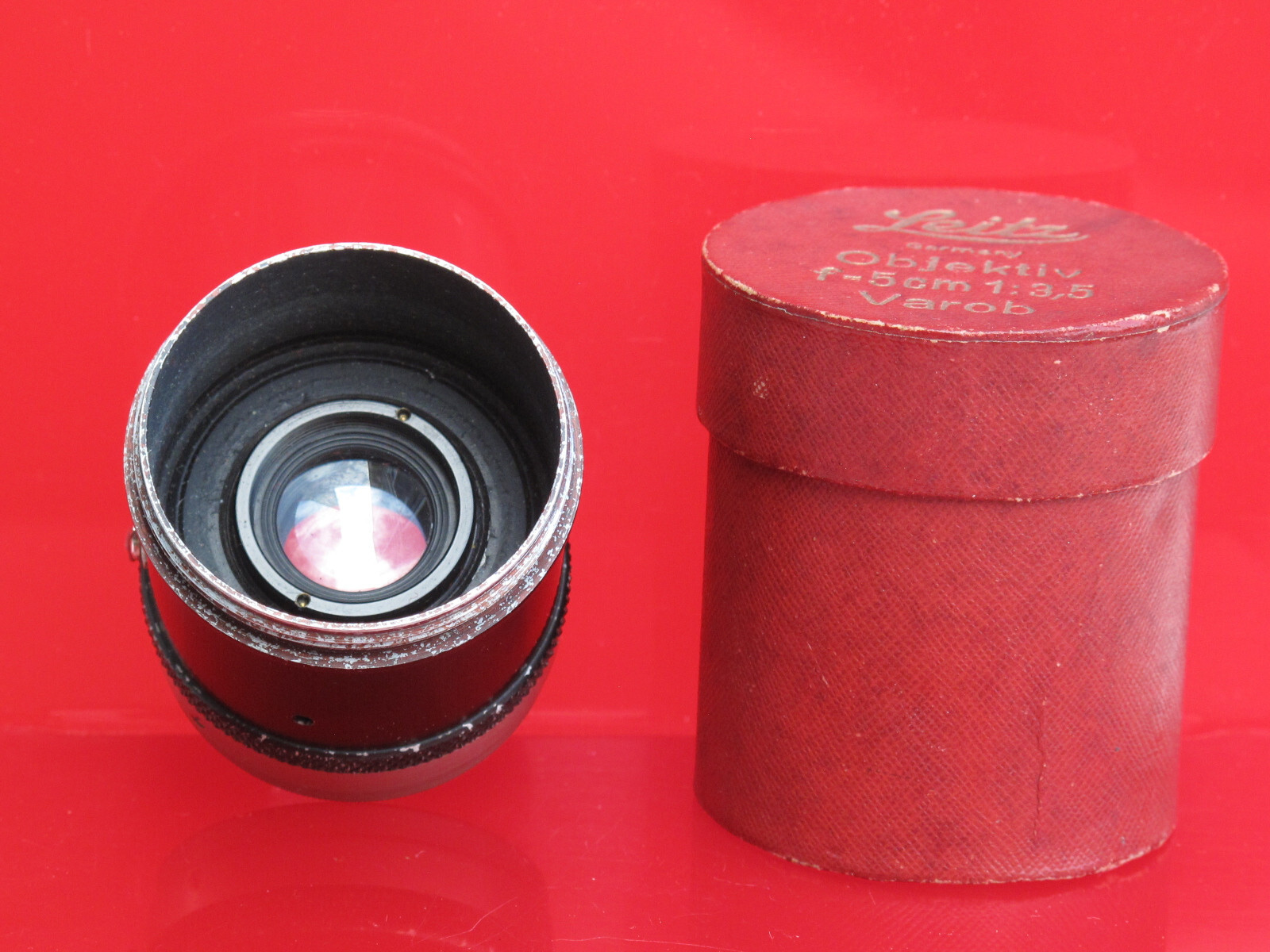 Leica 5cm f:3.5 Varob in BOX, US SELLER “LQQK”