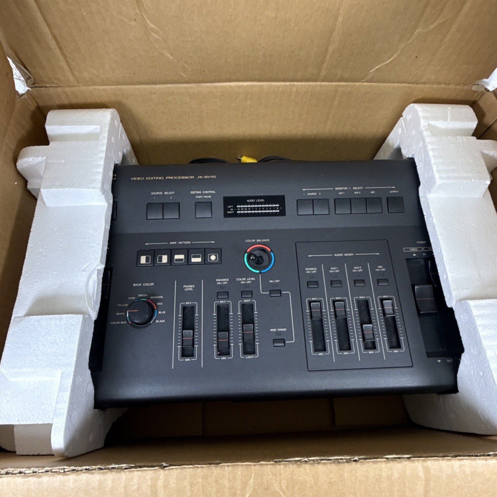 JVC JX-SV55 Video Editing Processor Works