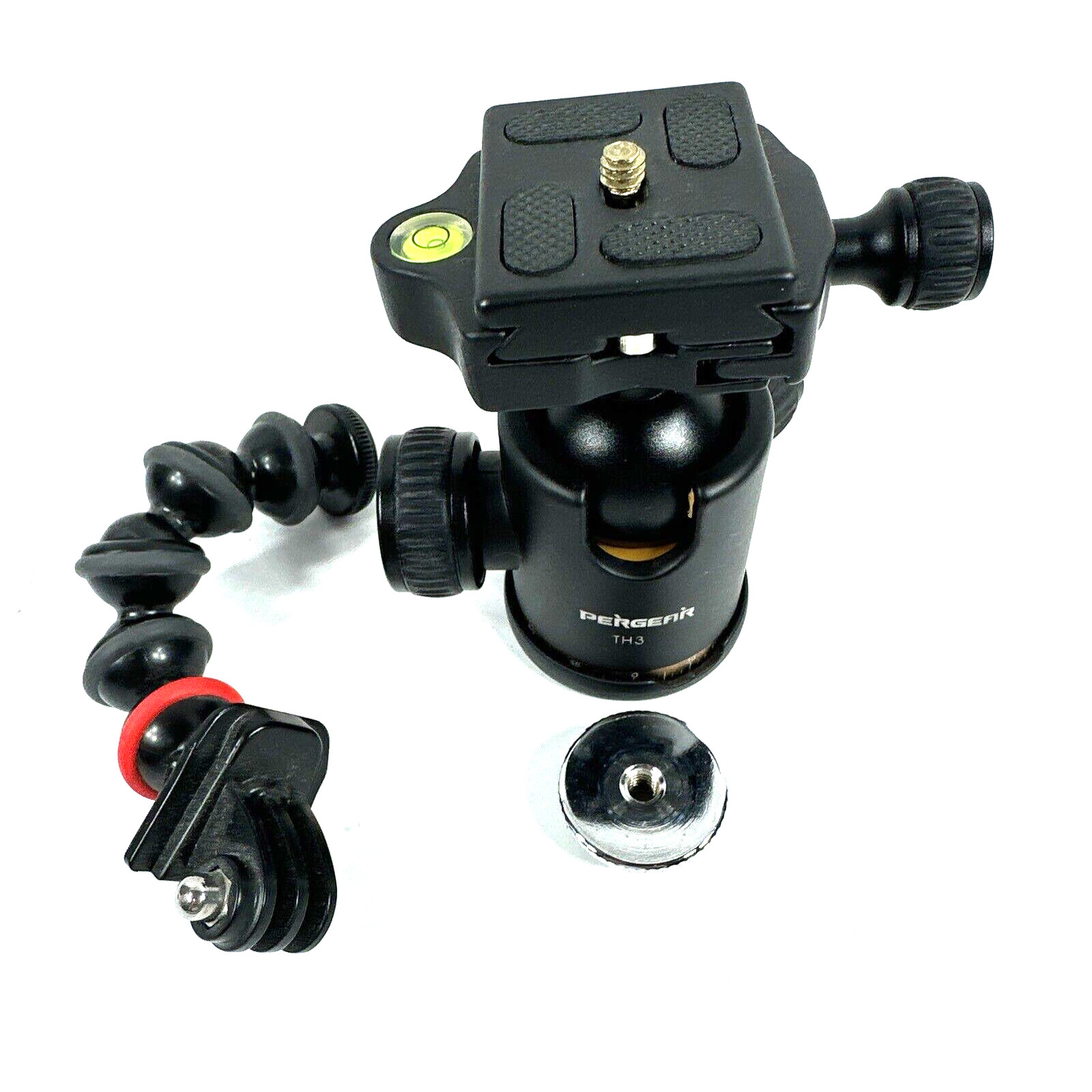 Pergear TH3 Pro Tripod Ball Head+Plate – Pre-Owned Joby Go Pro Arm – RARE