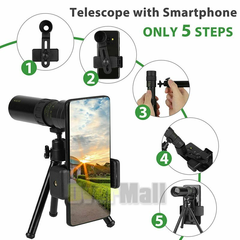 Military Zoom 10-300X HD Monocular Telescope Scope Day Vision Hunting/Outdoor