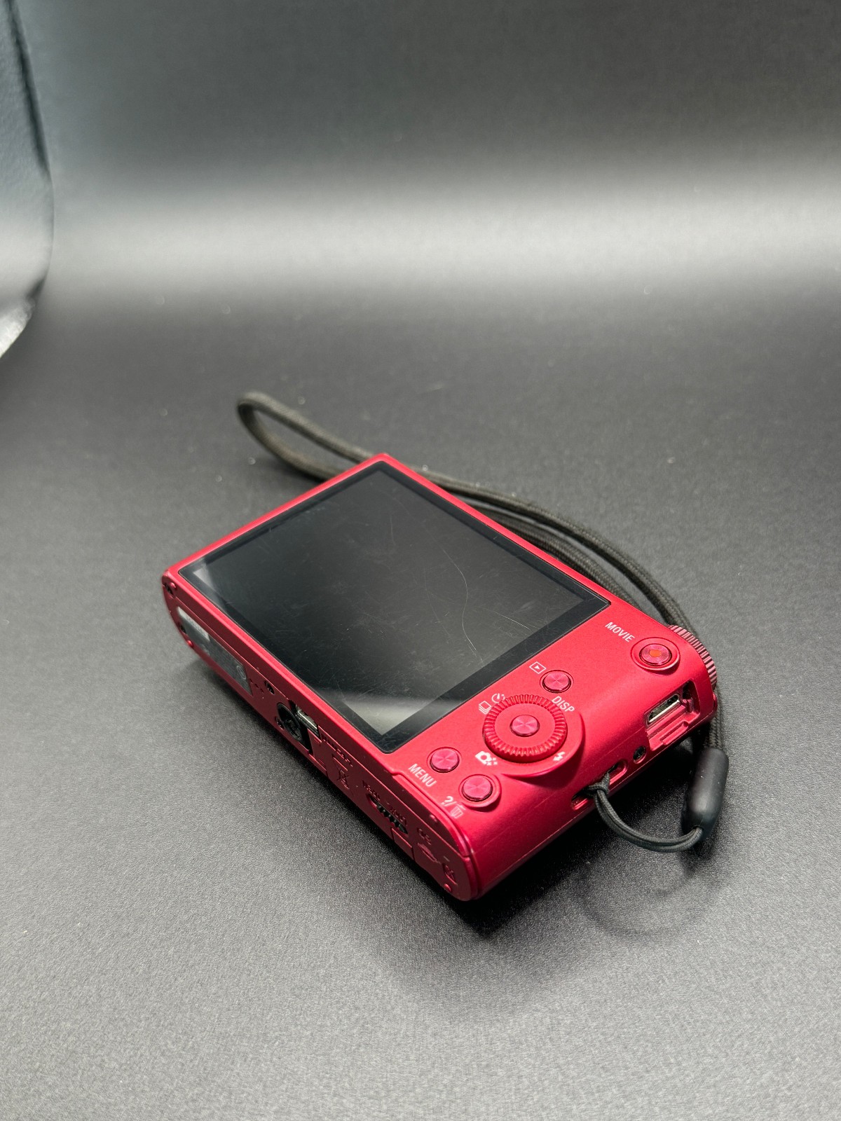 SONY Cyber‑Shot DSC‑WX300 18.2MP Wi‑Fi Red Digital Camera With Batt and Charger