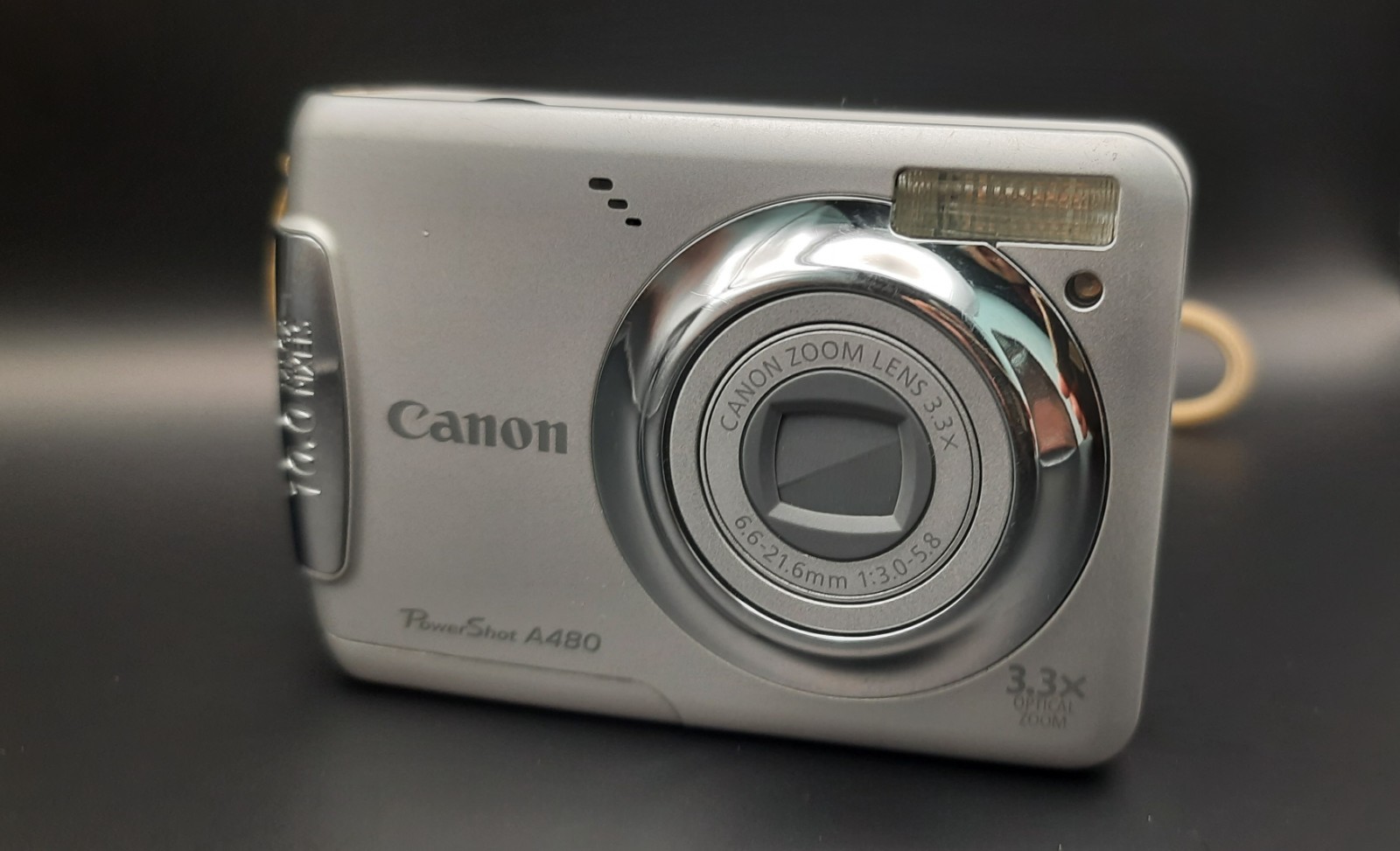 Canon PowerShot A480 10.0MP Digital Camera – Silver – FULLY WORKING