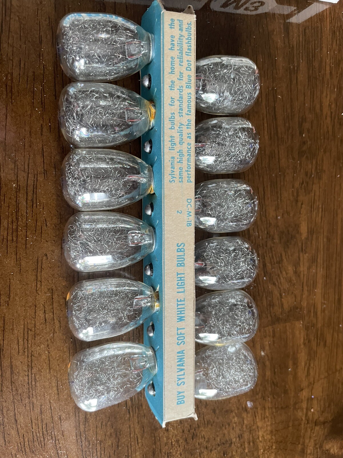 Sylvania Blue Dot Press M3 Clear Flashbulbs (1) pack of 12 bulbs Vintage Rare