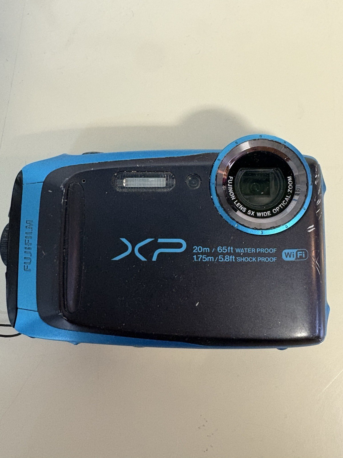 Fujifilm FinePix XP120 16MP Waterproof Digital Camera Sky Blue 5x Zoom Tested