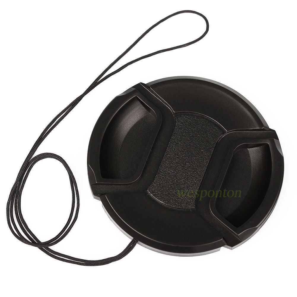 62mm Universal Snap-On Front Lens Cap for Canon Nikon Sony Sigma Pentax