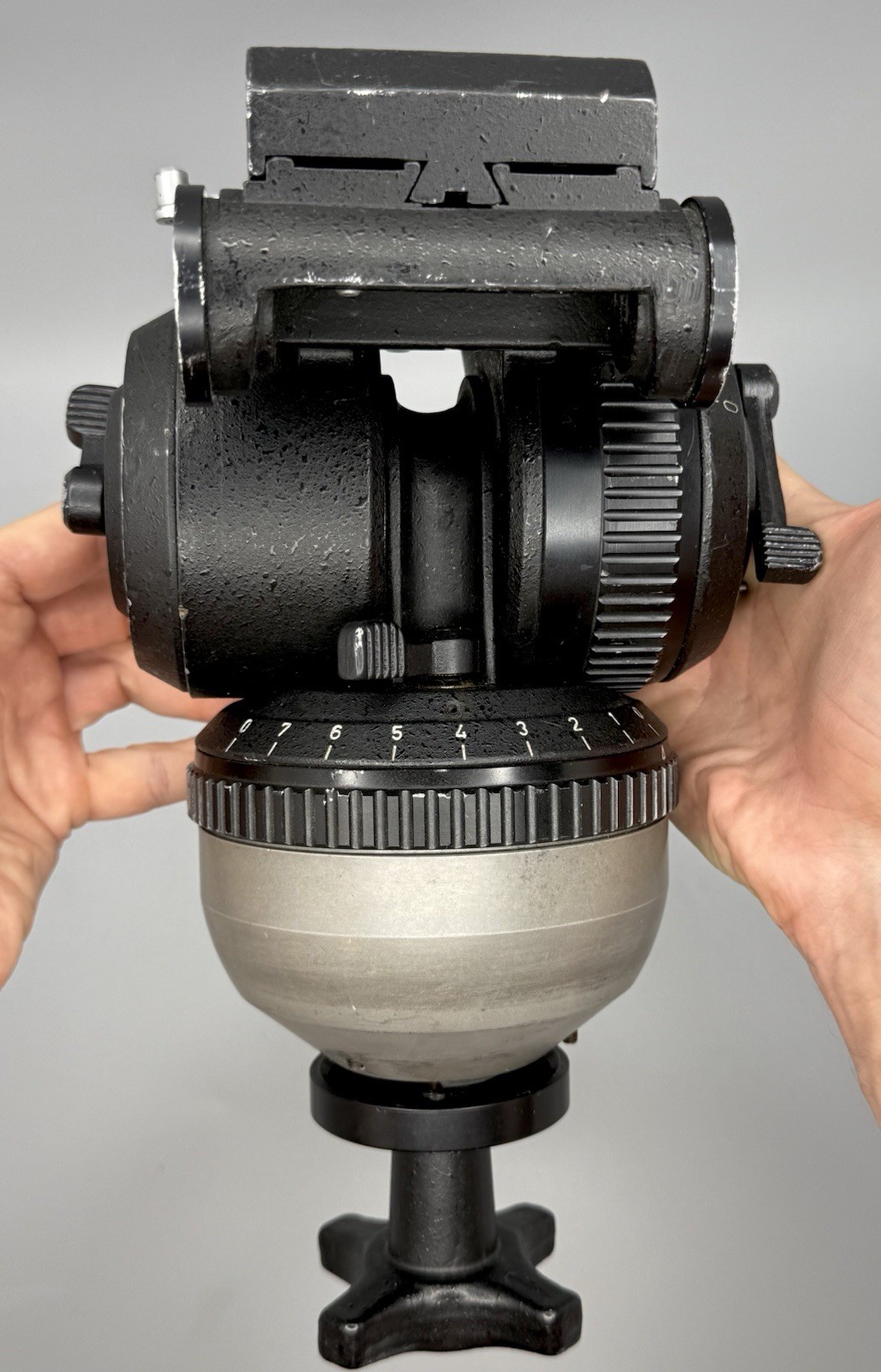 ⭕️ CARTONI H60 FLUID TRIPOD HEAD MADE IN ITALY SMOOTH WORKING NO PLATE