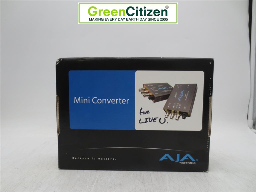 AJA HD10CEA Dual rate HD/SD audio/video D/A converter – No A/C