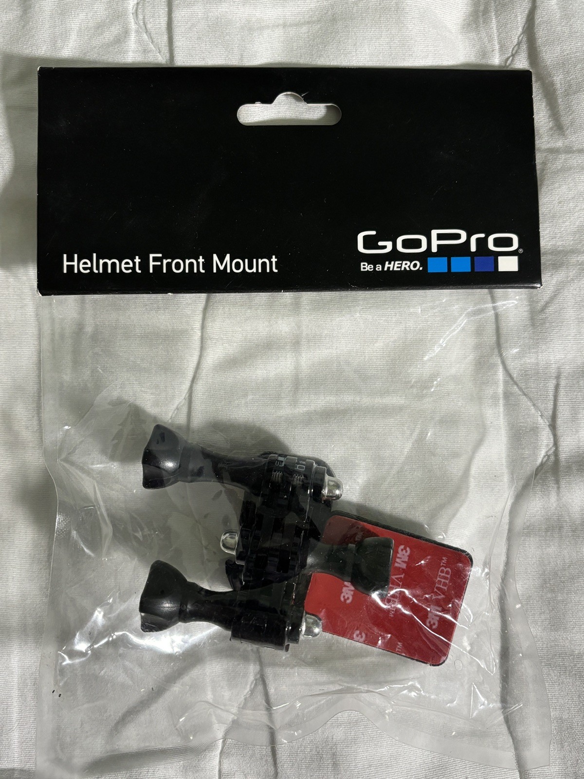GoPro Helmet Front Mount Black Plastic for GoPro HERO Cameras