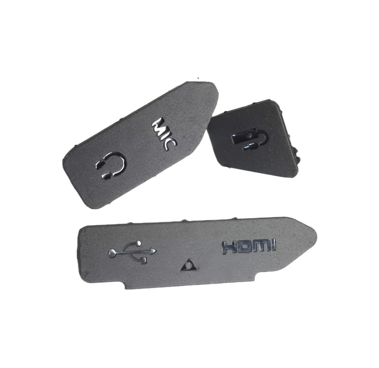 USB / AV OUT/ HDMI Interface Rubber Cover Cap Set for Canon EOS R Mirrorless
