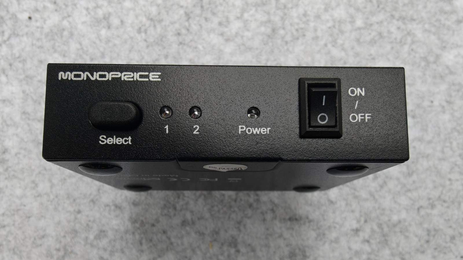 Monoprice Active 3G, HD, SD SDI Two Way 2X1 Switch