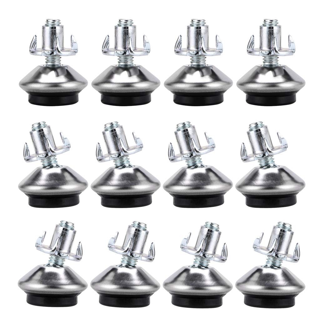 OwnMy M6 17mm (Dia) x 16mm (H) adjustable to 0.5” 0.8”, Silver
