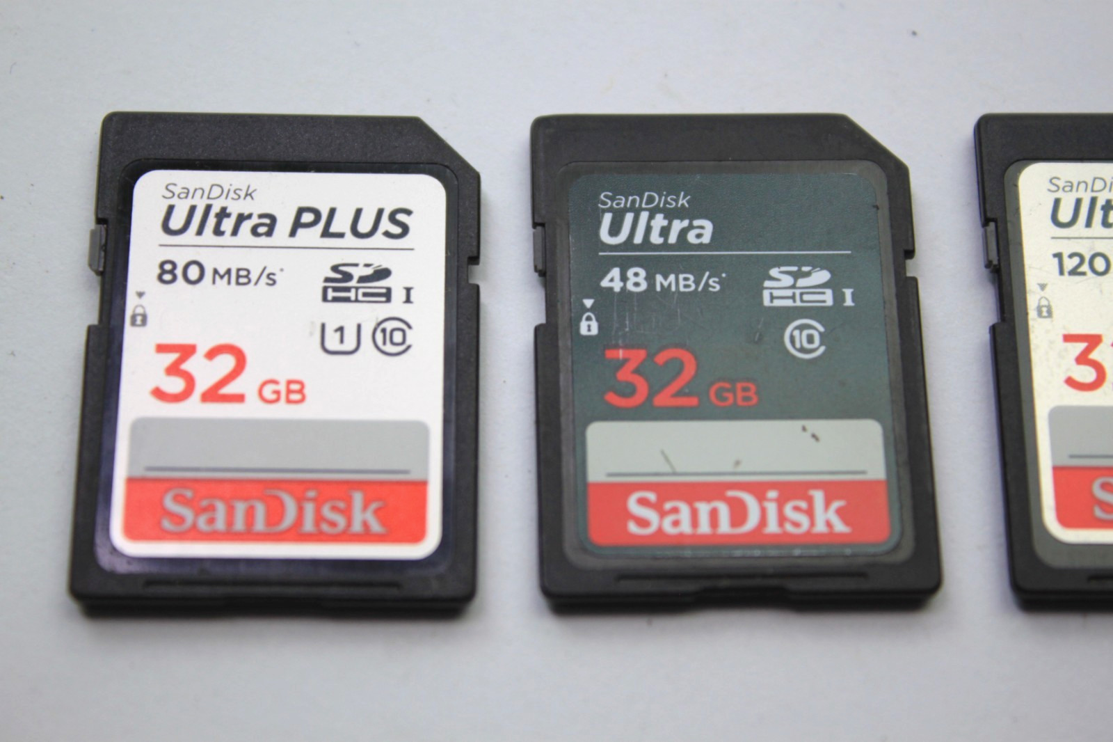 SanDisk Ultra SDHC 32GB Class 10 48, 80, 120 MB/s High Speed Memory Card