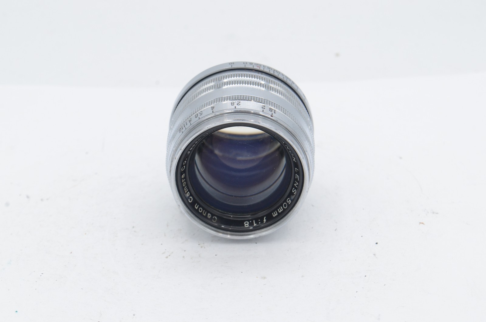 Canon 50mm f/1.8 Lens for Rangefinder Camera, Chrome (Made In Japan)