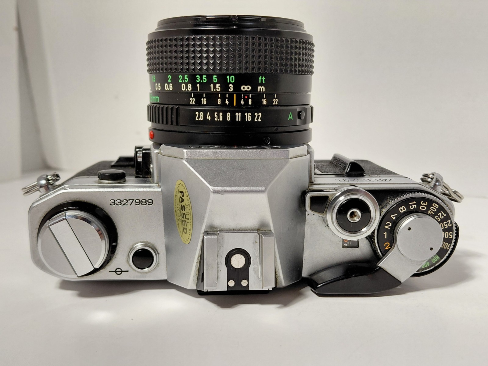 Canon AE-1 Silver 35mm Film Camera w/ Canon FD 28mm F/2.8 Lens – Tested