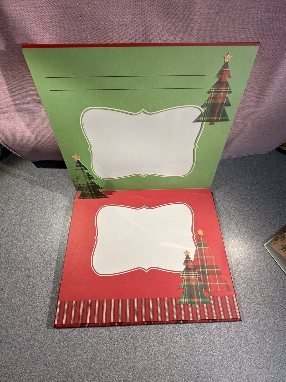 Hallmark Recordable Photo Album New Holds 10 4×6 Photos Winter /Christmas Works