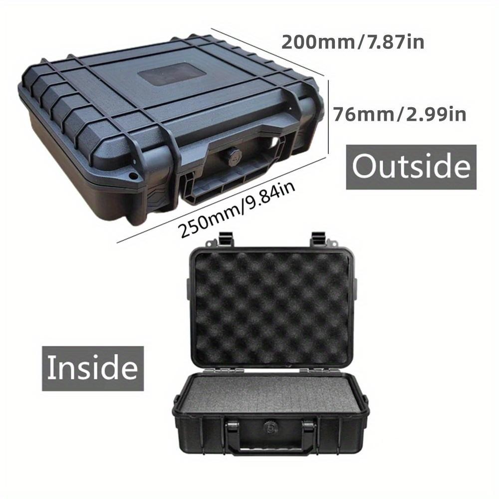 NEW Waterproof Hard Carry Case Tool Box w/ Pre-Cut Foam Storage Organizer