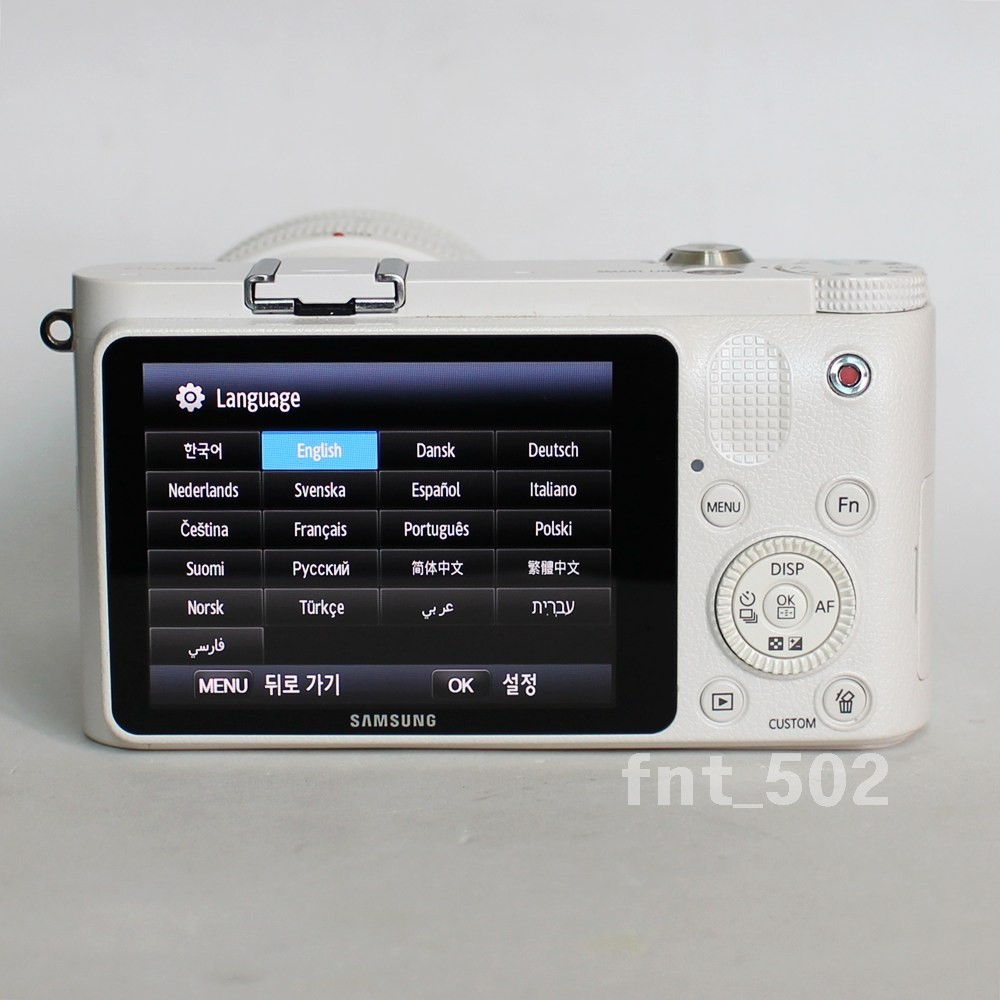 Samsung NX1000 20.3MP Digital Camera w/ NX 20-50mm Lens, White [00K0D]
