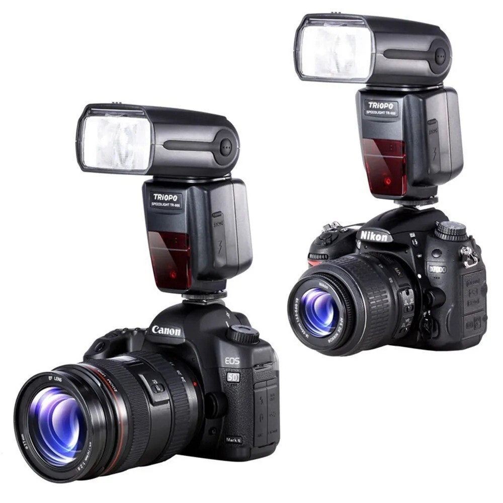 US TRIOPO TR-988 TTL HSS Camera Speedlite Flash for Canon 6D 60D 550D Nikon D700