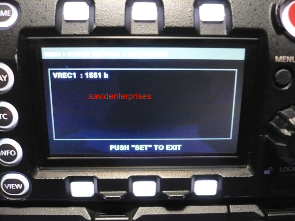 Panasonic AU-V35C1G Varicam 35 4K PL camera with VREC1G, VCVF1G, VSHL1G