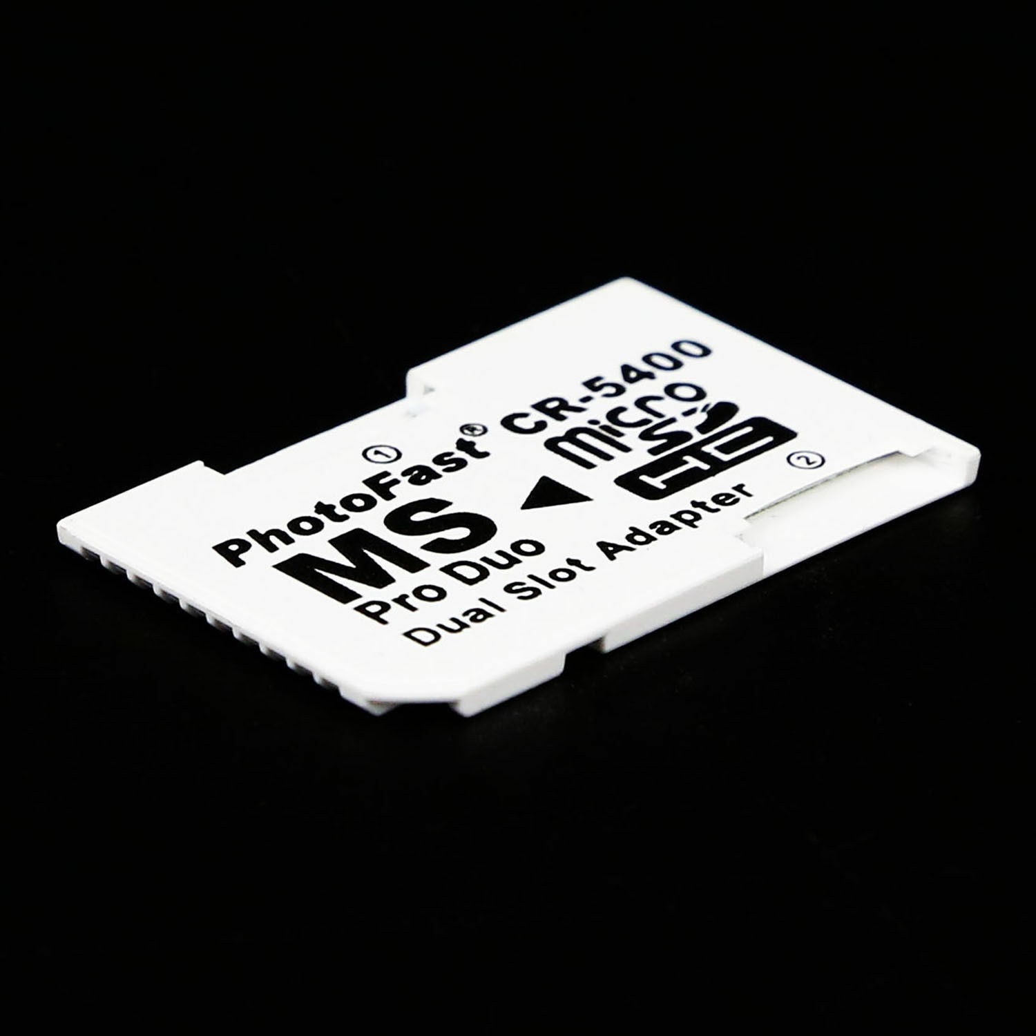 Dual Micro SD TF To Memory Stick Converter MS Pro Duo PSP Card 2 Slot Adapter