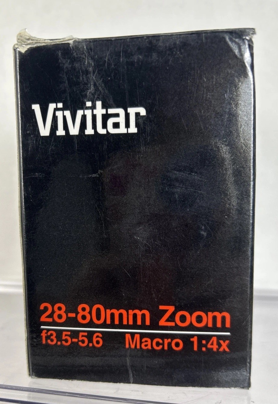 Vivitar 28-80mm f3.5-5.6 Macro 1:4x Zoom Lens Minolta Mount UNTESTED With Box