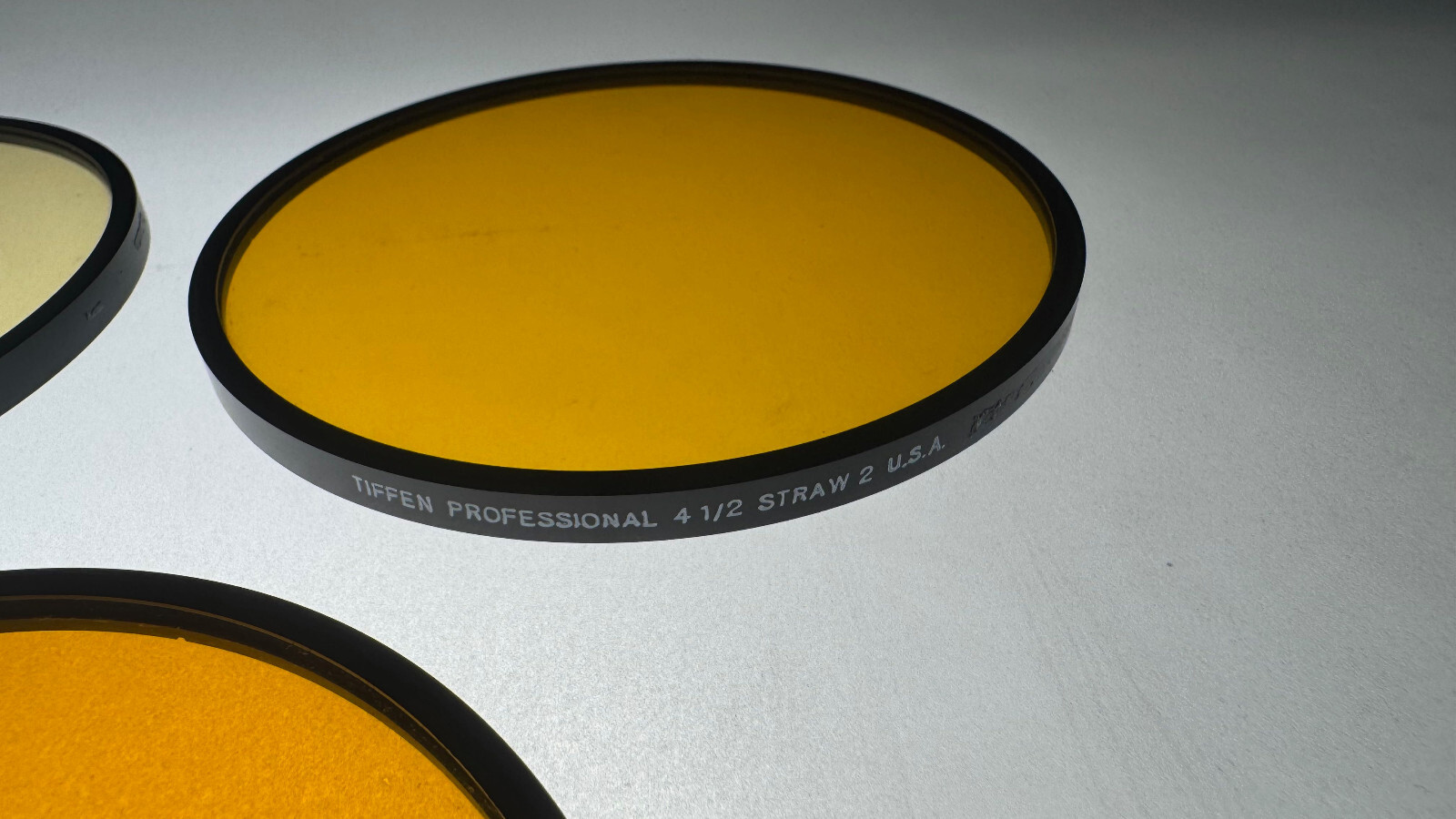 Tiffen Filter 4 1/2” Round Straw Effect with 3 Effects. 1, 2 And 3.