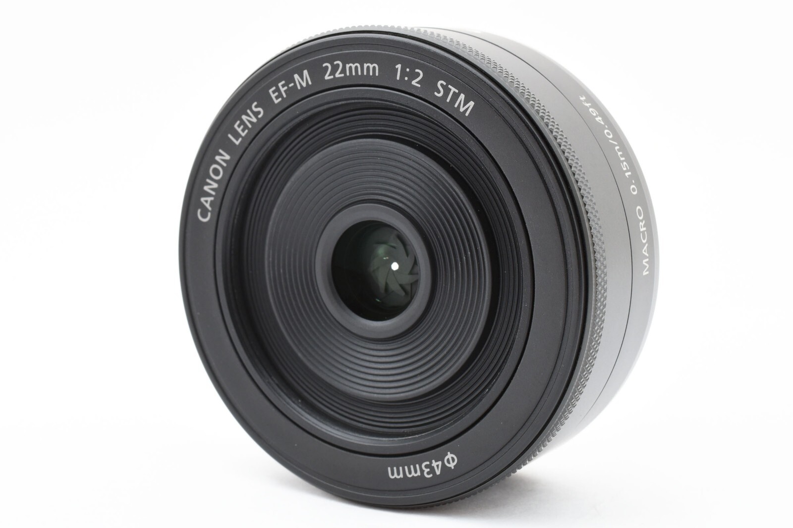 [Near Mint] Canon EF-M 22mm f/2 STM AF Lens for EOS EF-M Mount Black #KMA