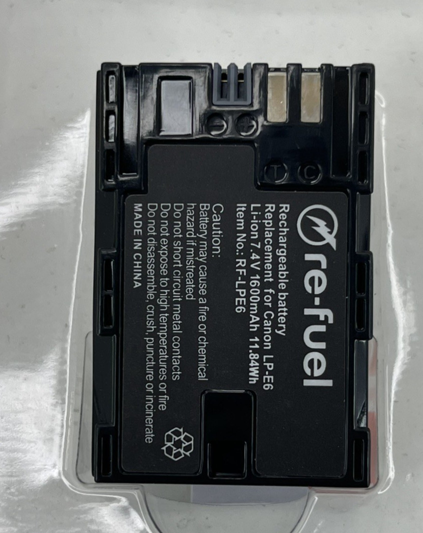 Digipower – Rechargeable Battery for Canon LP-E6 5D Mark II-III 7D Mark II 6D 7D
