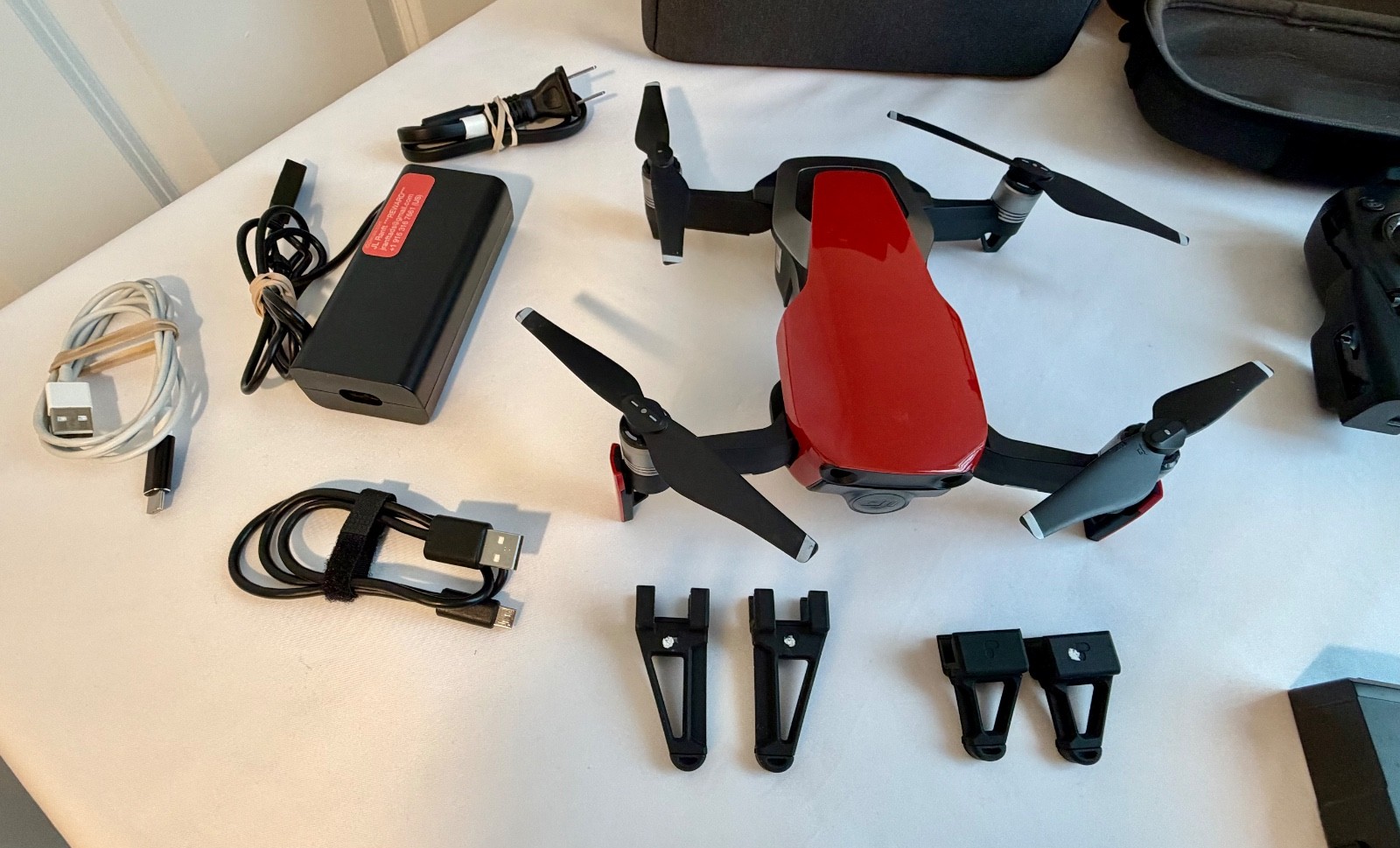 DJI Mavic Air 4K Video Drone w/ 3 batteries, Controller, Carrying Case