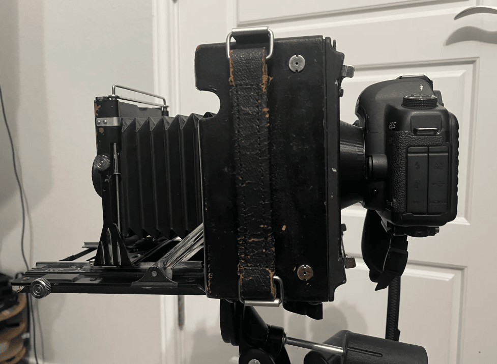 Canon EF to Graflex 4×5 Adapter | DSLR to Large Format Film Back