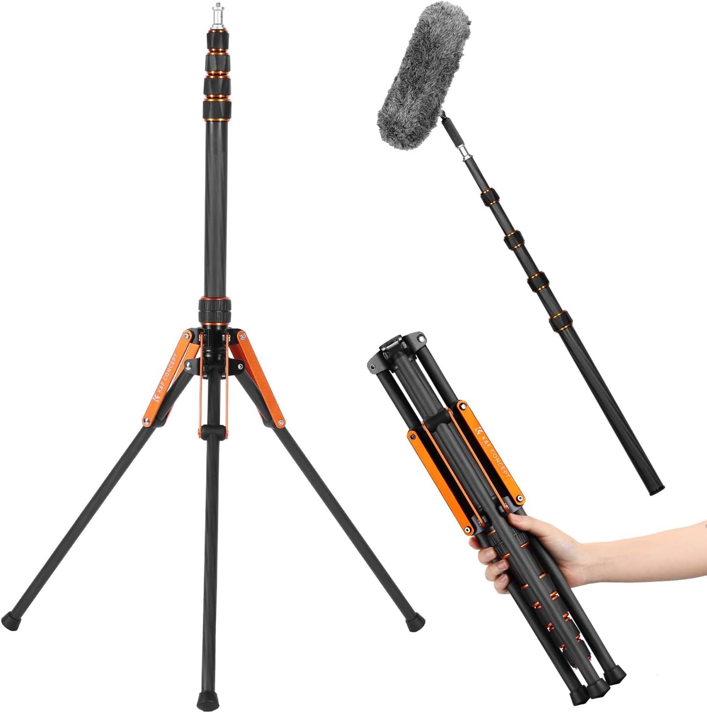 K&F CONCEPT 78inch Light Stand Adjustable Studio Tripod Stand for Photography
