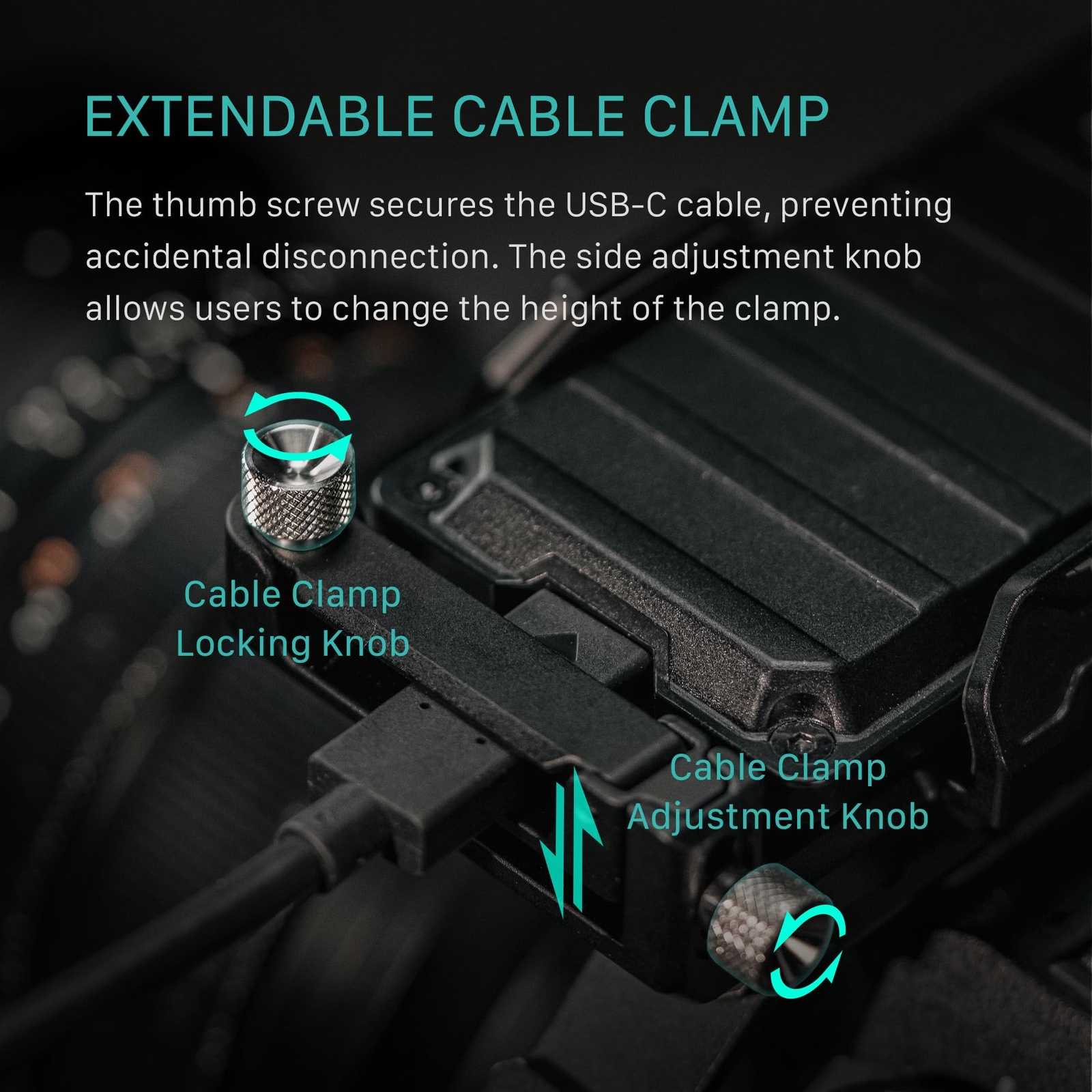 Universal SSD Drive Holder V2 – Black | Compatible with Most Camera Cages via…