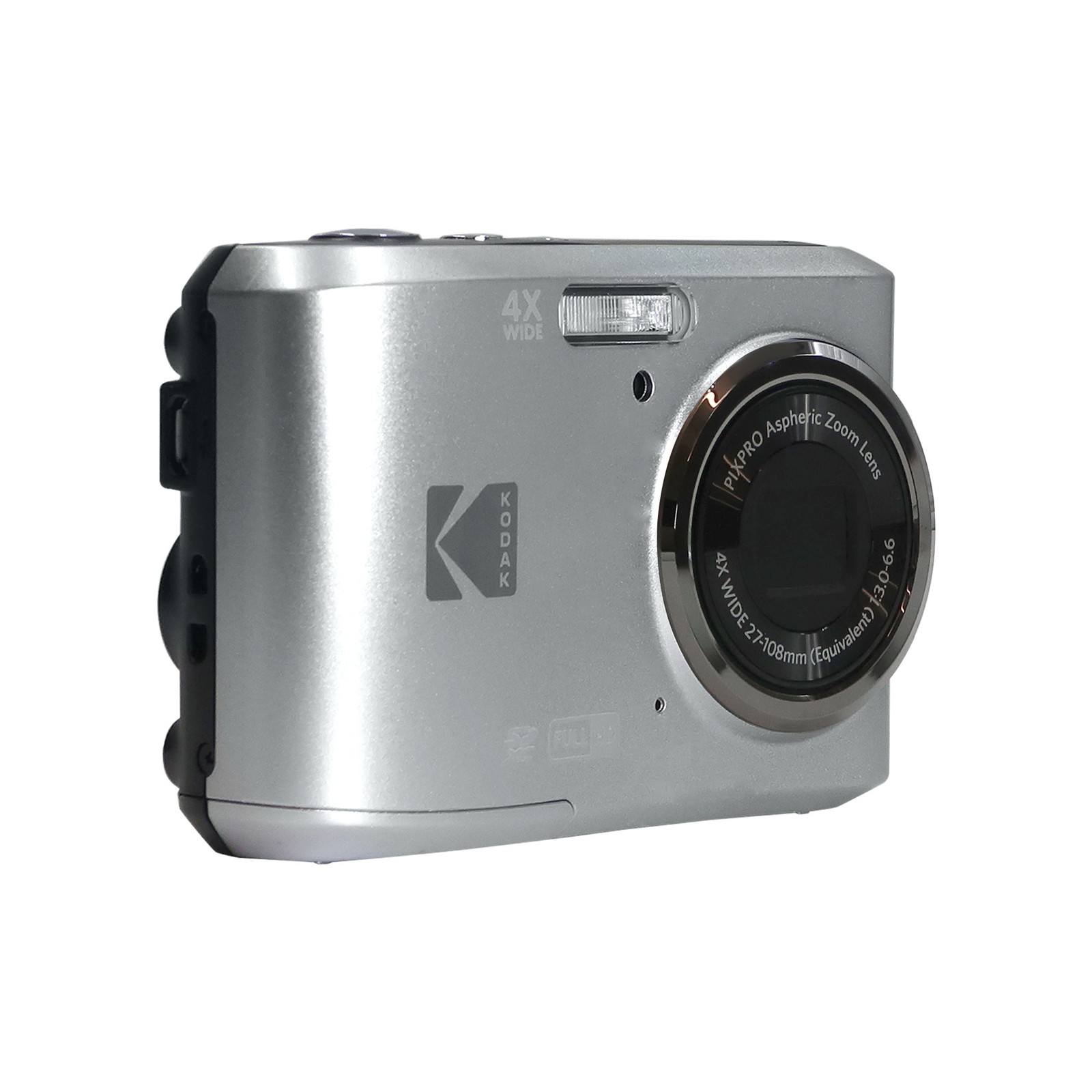 Kodak Pixpro FZ45 Portable Digital Camera Silver with 64GB Extreme PRO SDXC Card