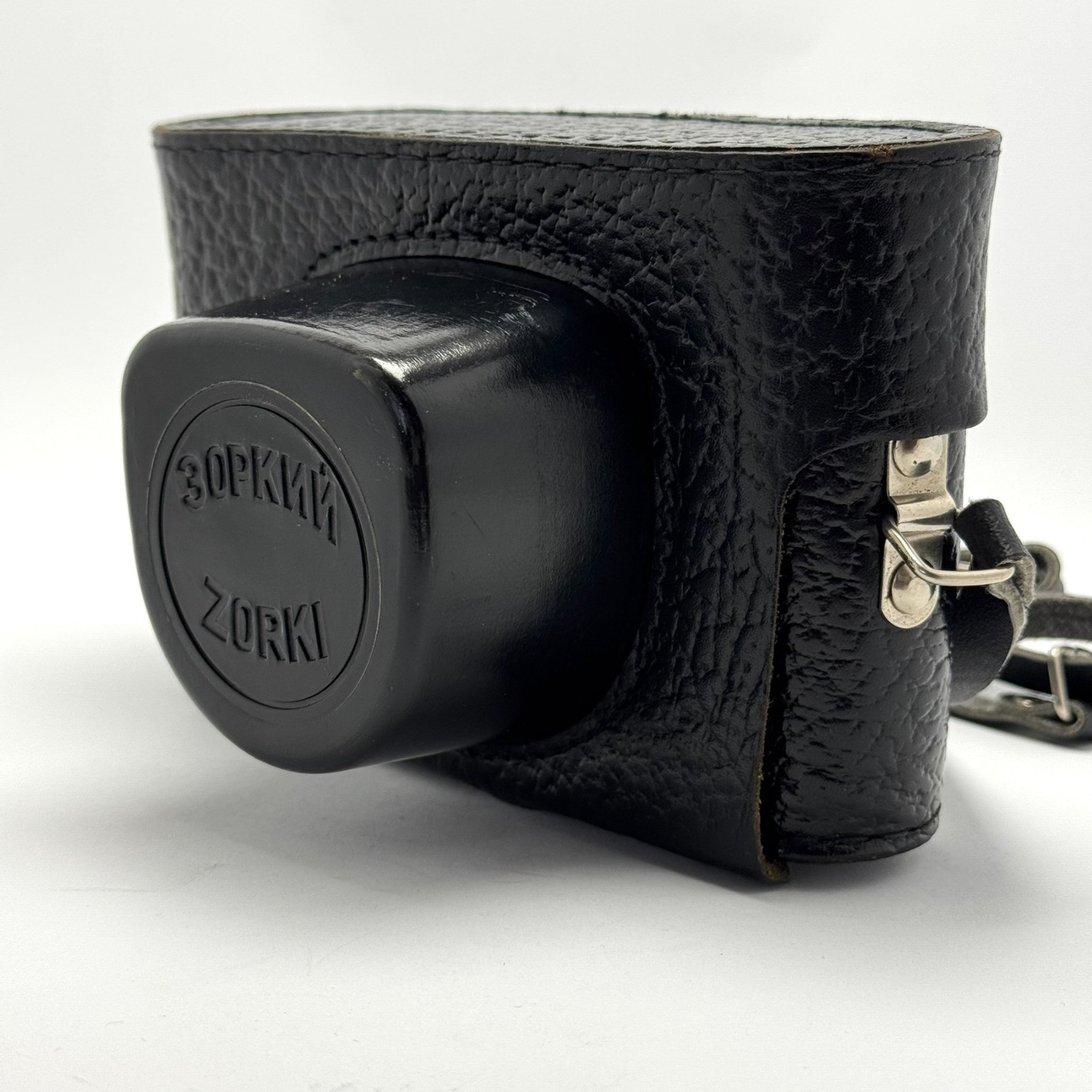 Original case for the Soviet Zorki-4K camera.