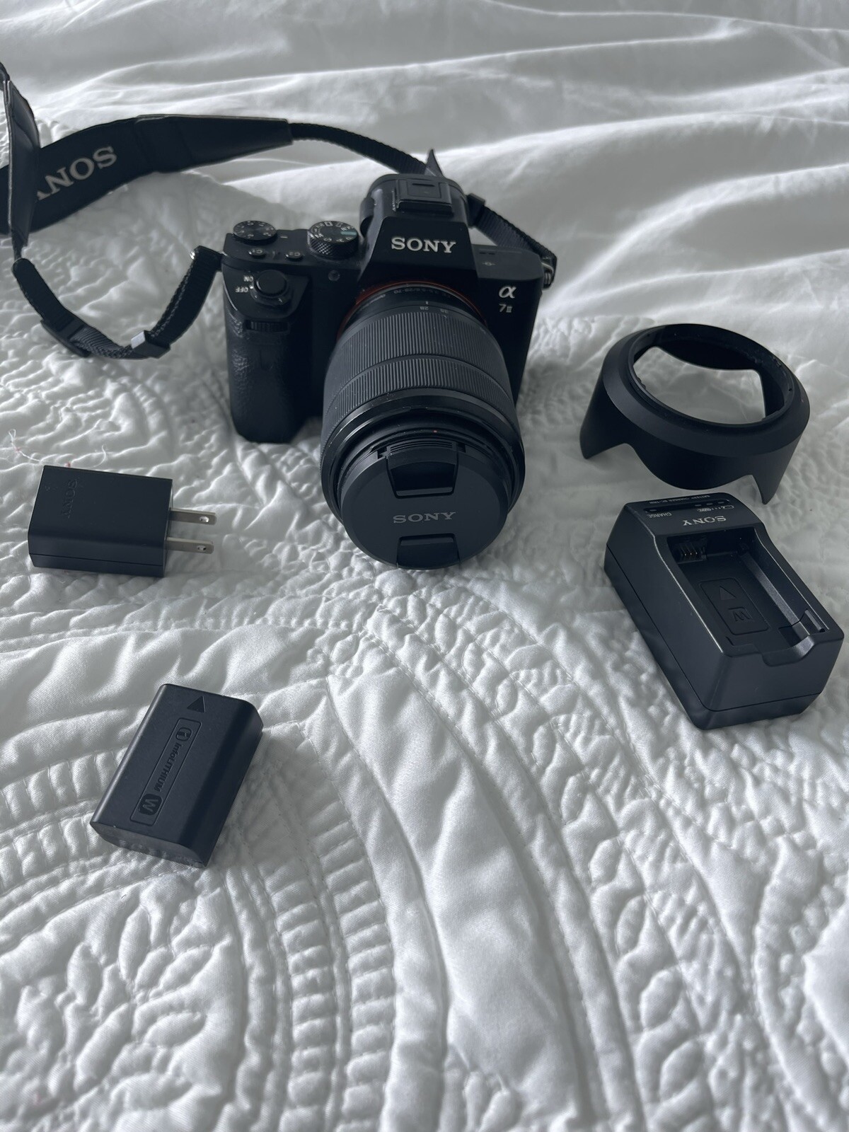 Sony Alpha A7 24.3MP Mirrorless Digital Camera with 28-70mm Lens – Black English