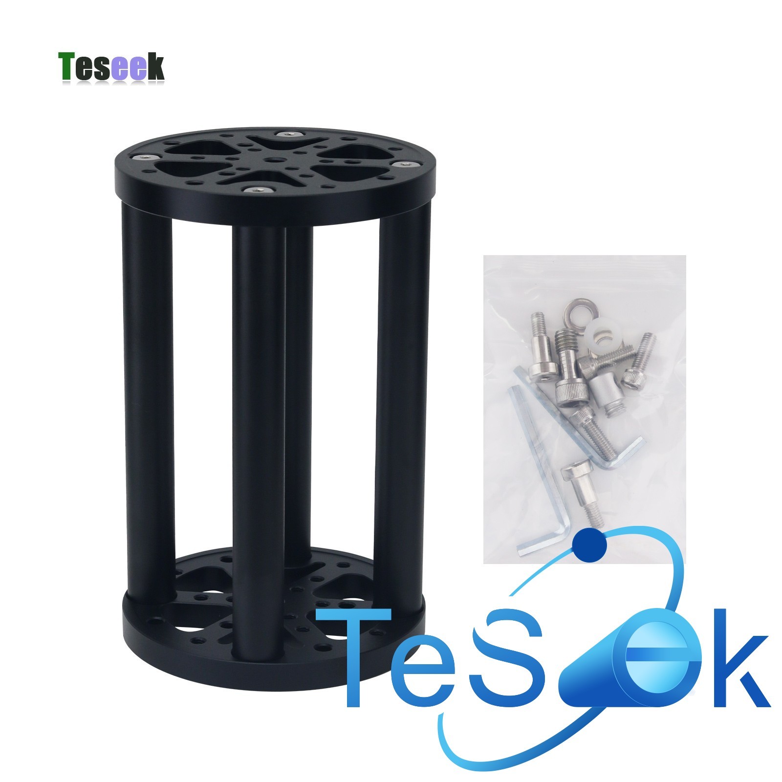 TeSeek Black MT-1 195mm/7.7″ EQ Mount Pier Extension for ZWO TC40 CF40 & Tripods