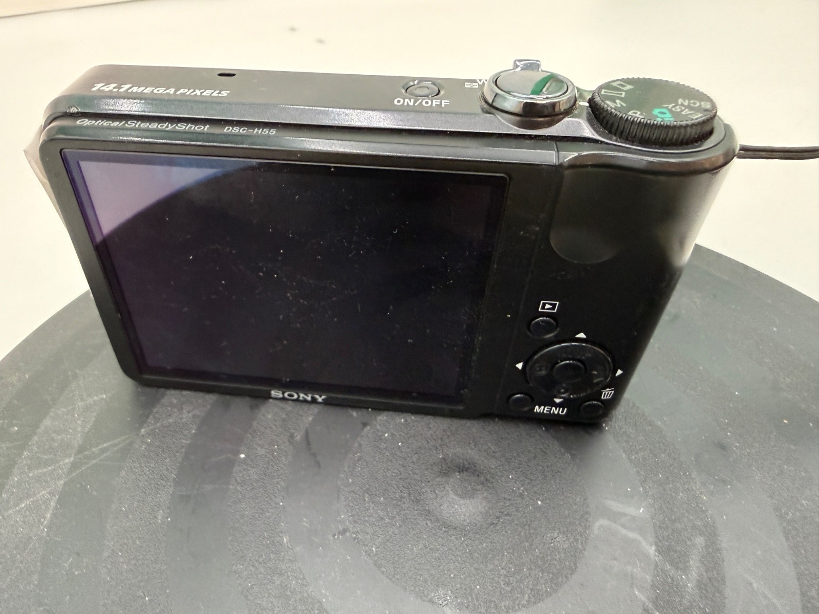 Sony Cyber-Shot DSC-H55 14.1MP 10x Opti Zoom Digital Black Camera Tested/Works