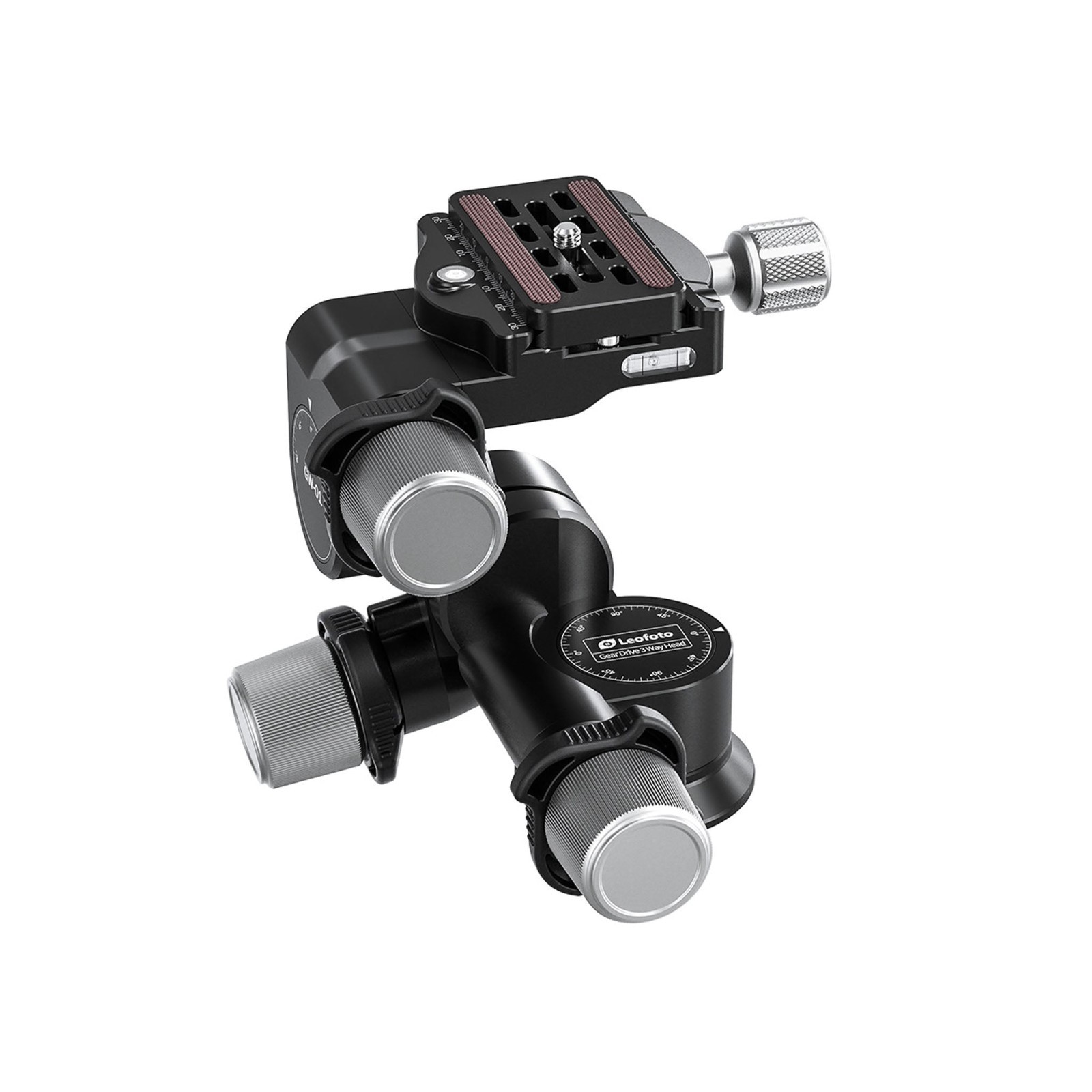 Leofoto GW-01 3-Way Tripod Head Ball Head with Plate /Arca Swiss